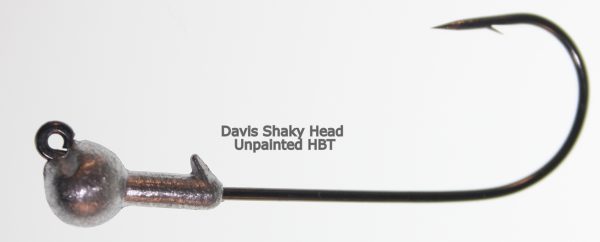 Shaky Worm Head,. HBT UNPAINTED, Bulk, 25/Pkg, 1/16, 1/8, 3/16, or 1/4 oz