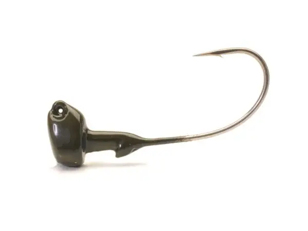 Davis SHAKY WORM HEADS BULK in 1/16oz, 1/8oz, 3/16oz, or 1/4oz, Green Pumpkin - 25/Pkg. - Image 3