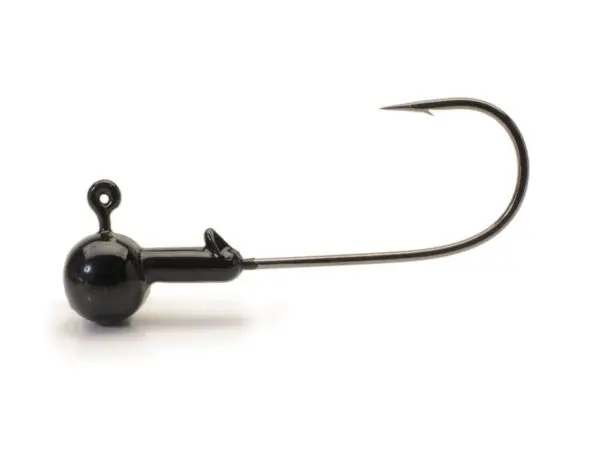 SHAKY WORM HEAD - GAMAKATSU 4/0, Black or Green Pumpkin, 5/Pkg
