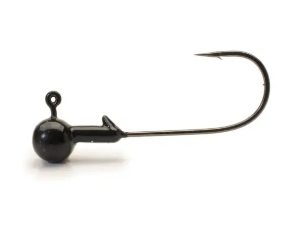 SHAKY WORM HEAD-MUSTAD 4/0 & 5/0, Black or Green Pumpkin 5/Pkg