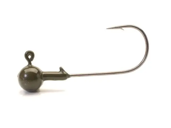Davis SHAKY WORM HEADS BULK in 1/16oz, 1/8oz, 3/16oz, or 1/4oz, Green Pumpkin - 25/Pkg.
