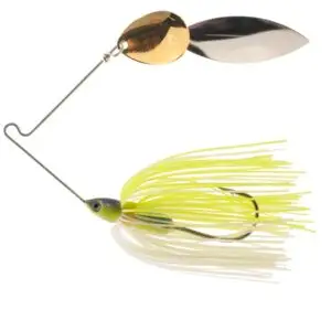 Davis Series XWire Spinnerbait, Nickel Willow & Gold Willow or Colorado, 1/2 oz, 8 Colors